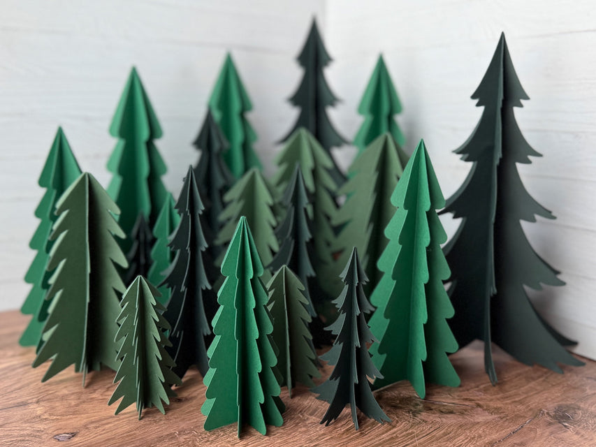 3D Paper Trees