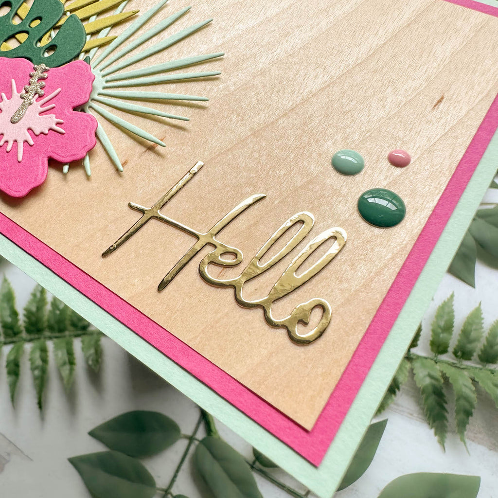 Tropical Hello Card– Wanderful Design